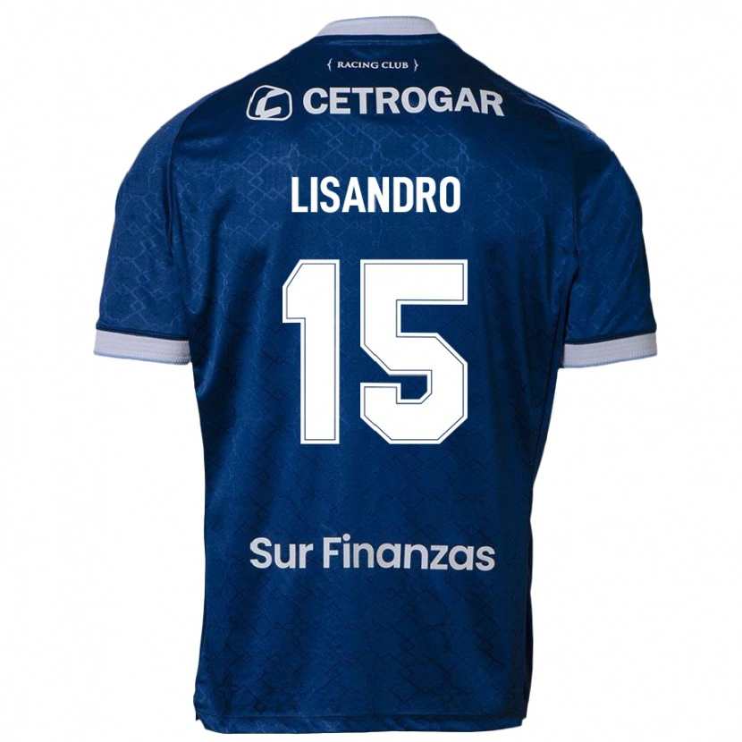 Danxen Męski Lisandro Lopez #15 Błękitny Wyjazdowa Koszulka 2025/26 Koszulki Klubowe