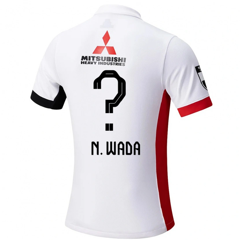 Danxen Męski Naoya Wada #0 Czerwony Biały Wyjazdowa Koszulka 2025/26 Koszulki Klubowe