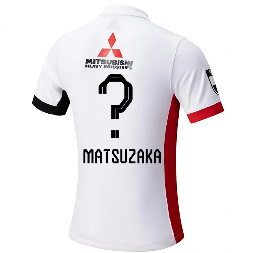 Danxen Męski Aoi Matsuzaka #0 Czerwony Biały Wyjazdowa Koszulka 2025/26 Koszulki Klubowe