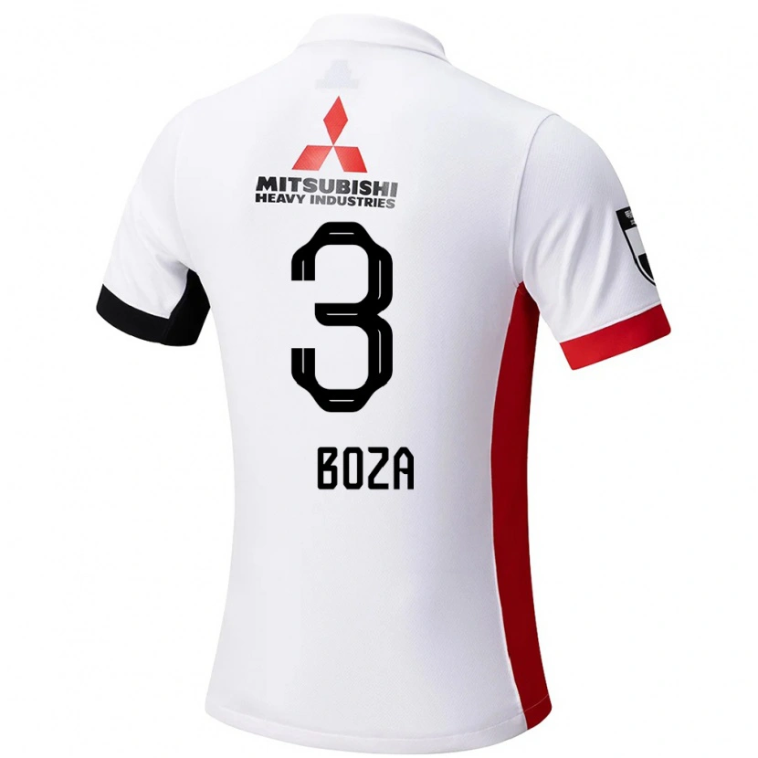 Danxen Męski Danilo Boza #3 Czerwony Biały Wyjazdowa Koszulka 2025/26 Koszulki Klubowe