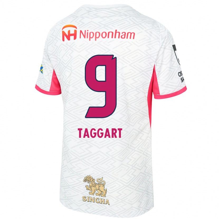 Danxen Męski Adam Taggart #9 Sakura Różowy Biały Wyjazdowa Koszulka 2025/26 Koszulki Klubowe