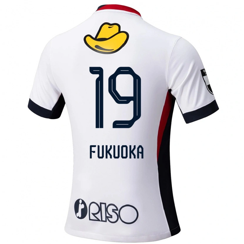 Danxen Męski Yuwa Fukuoka #19 Czerwony Czarny Wyjazdowa Koszulka 2025/26 Koszulki Klubowe