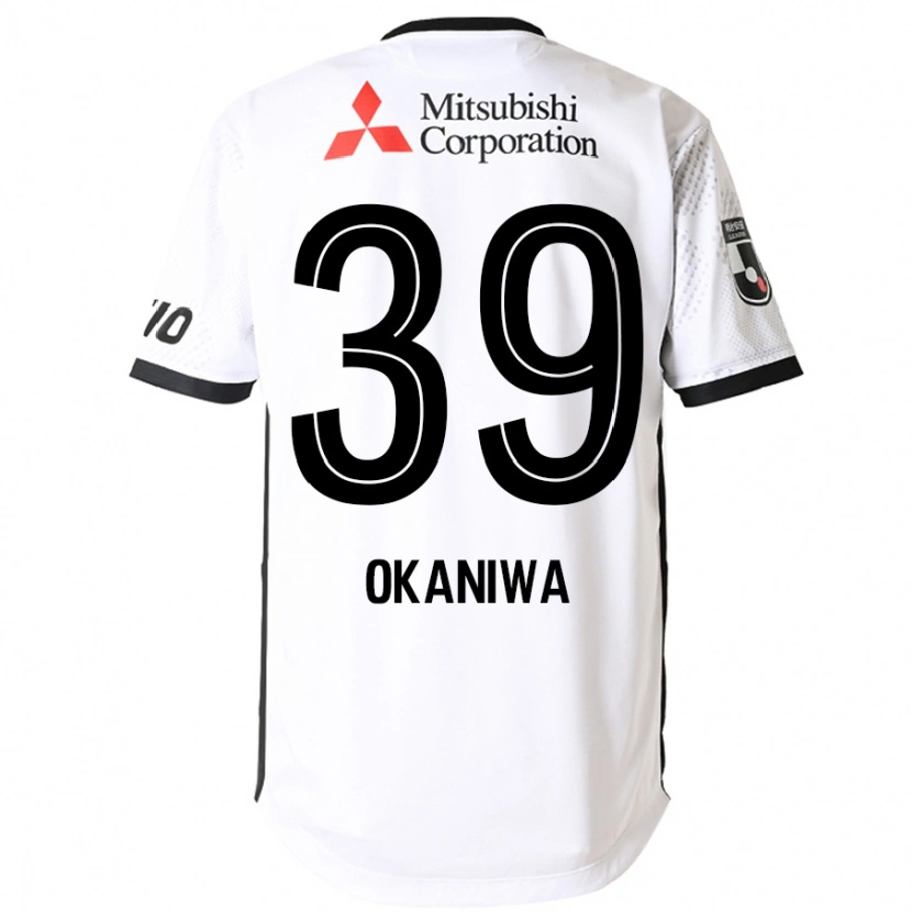 Danxen Męski Shuto Okaniwa #39 Królewski Niebieski Biały Wyjazdowa Koszulka 2025/26 Koszulki Klubowe