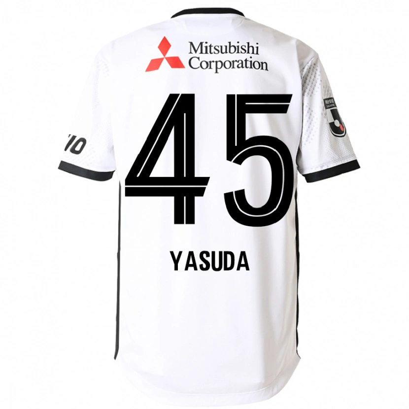 Danxen Męski Kojiro Yasuda #45 Królewski Niebieski Biały Wyjazdowa Koszulka 2025/26 Koszulki Klubowe