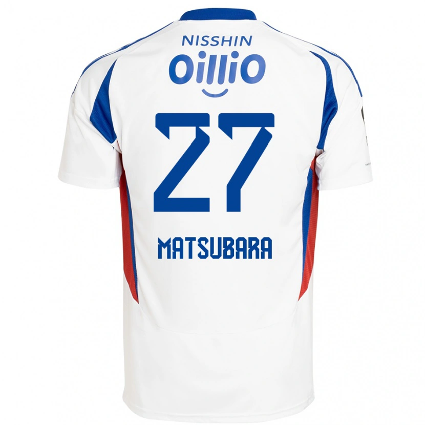 Danxen Męski Ken Matsubara #27 Królewski Niebieski Biały Wyjazdowa Koszulka 2025/26 Koszulki Klubowe