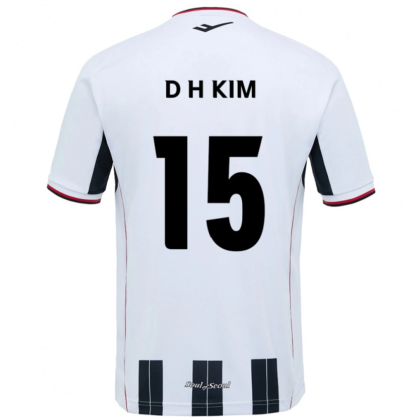 Danxen Męski Hyeon-Deok Kim #15 Czarny Czerwony Wyjazdowa Koszulka 2025/26 Koszulki Klubowe