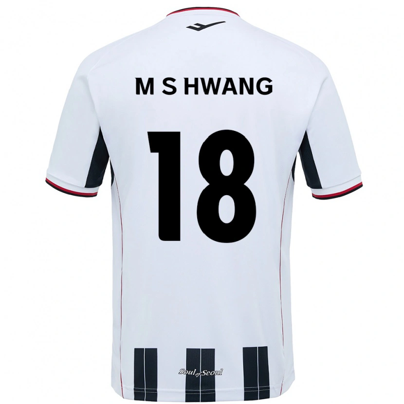 Danxen Męski Seong-Min Hwang #18 Czarny Czerwony Wyjazdowa Koszulka 2025/26 Koszulki Klubowe