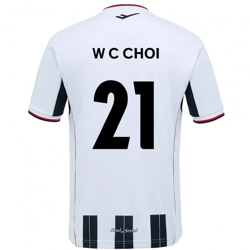 Danxen Męski Cheol-Won Choi #21 Czarny Czerwony Wyjazdowa Koszulka 2025/26 Koszulki Klubowe