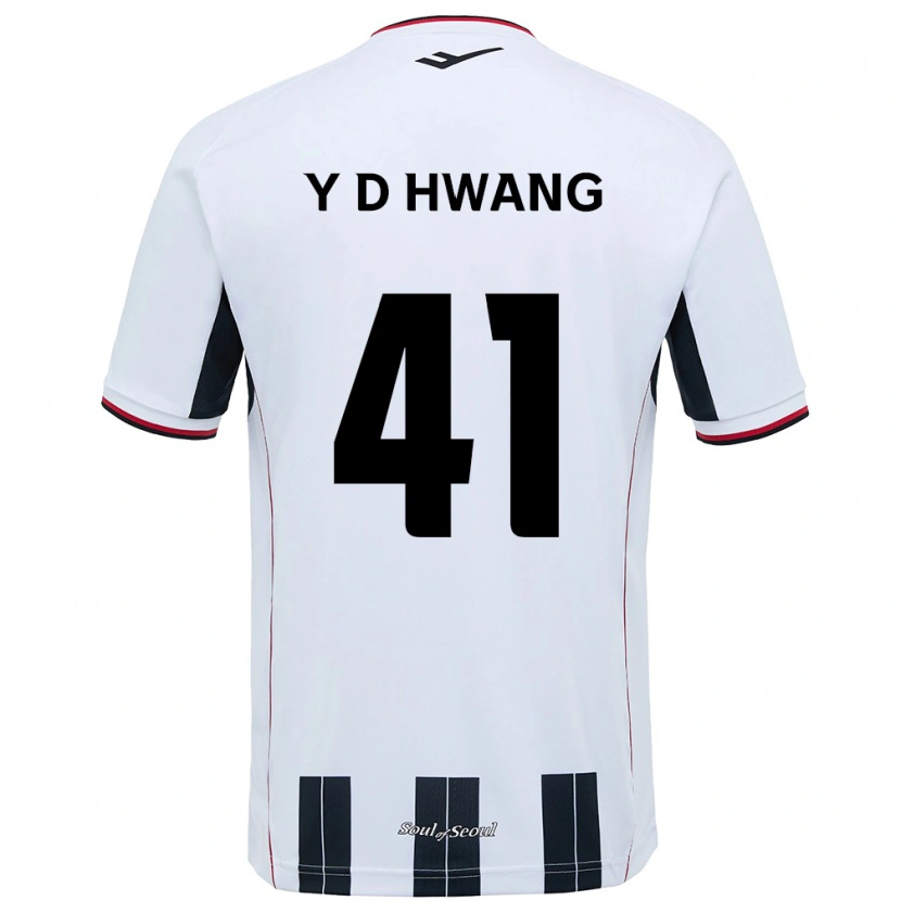 Danxen Męski Do-Yoon Hwang #41 Czarny Czerwony Wyjazdowa Koszulka 2025/26 Koszulki Klubowe