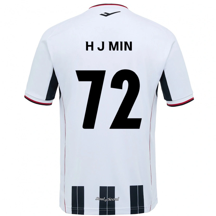 Danxen Męski Ji-Hoon Min #72 Czarny Czerwony Wyjazdowa Koszulka 2025/26 Koszulki Klubowe