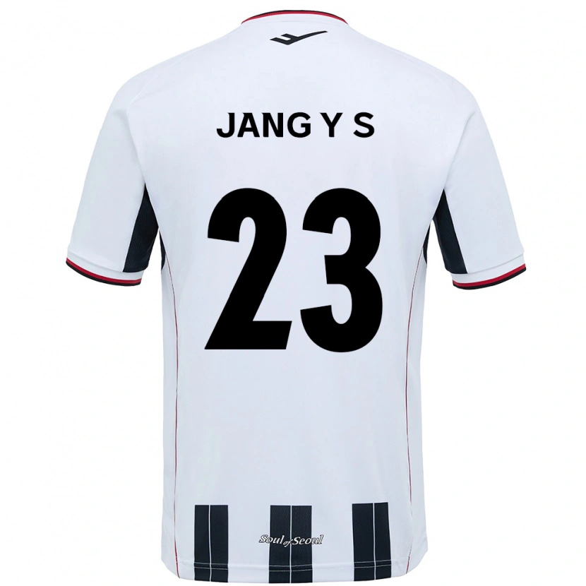 Danxen Męski Jang Yoon-Seo #23 Czarny Czerwony Wyjazdowa Koszulka 2025/26 Koszulki Klubowe