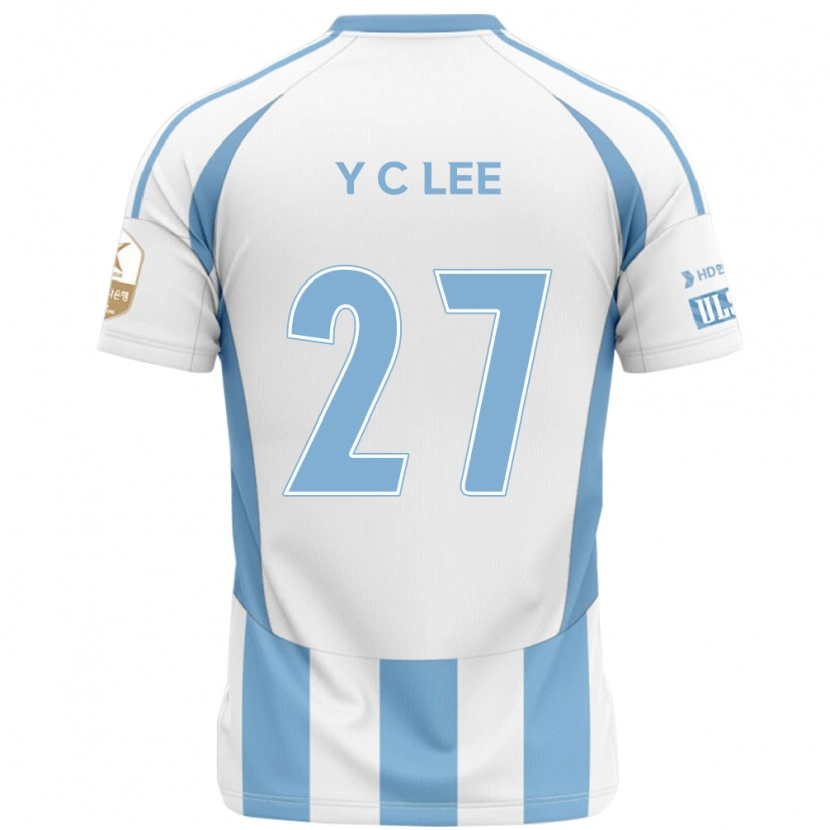 Danxen Męski Chung-Yong Lee #27 Królewski Niebieski Żółty Wyjazdowa Koszulka 2025/26 Koszulki Klubowe