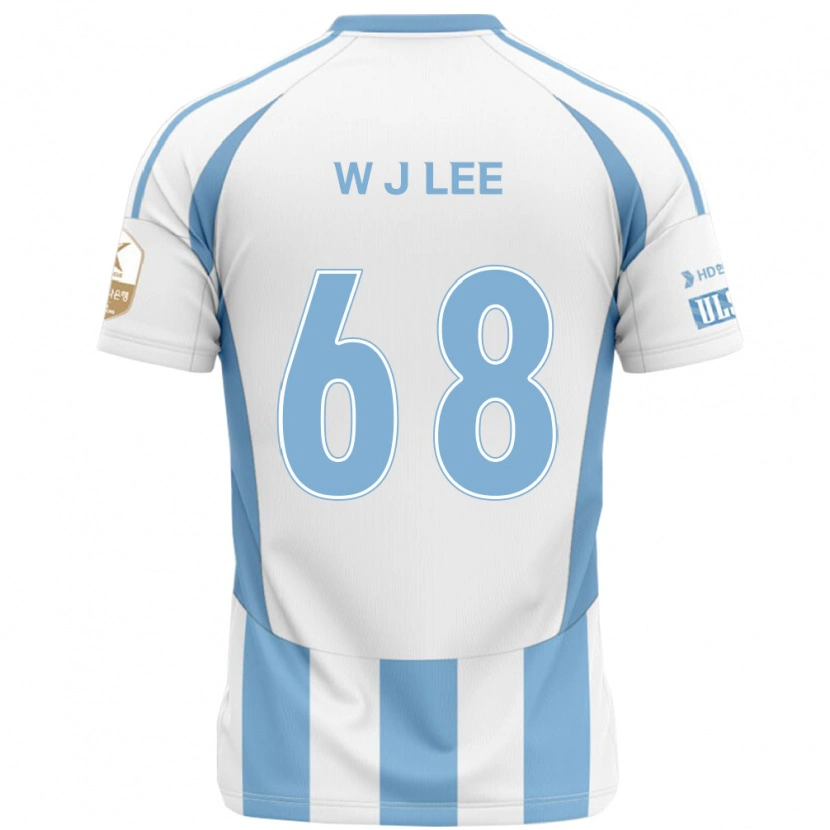 Danxen Męski Jae-Wook Lee #68 Królewski Niebieski Żółty Wyjazdowa Koszulka 2025/26 Koszulki Klubowe
