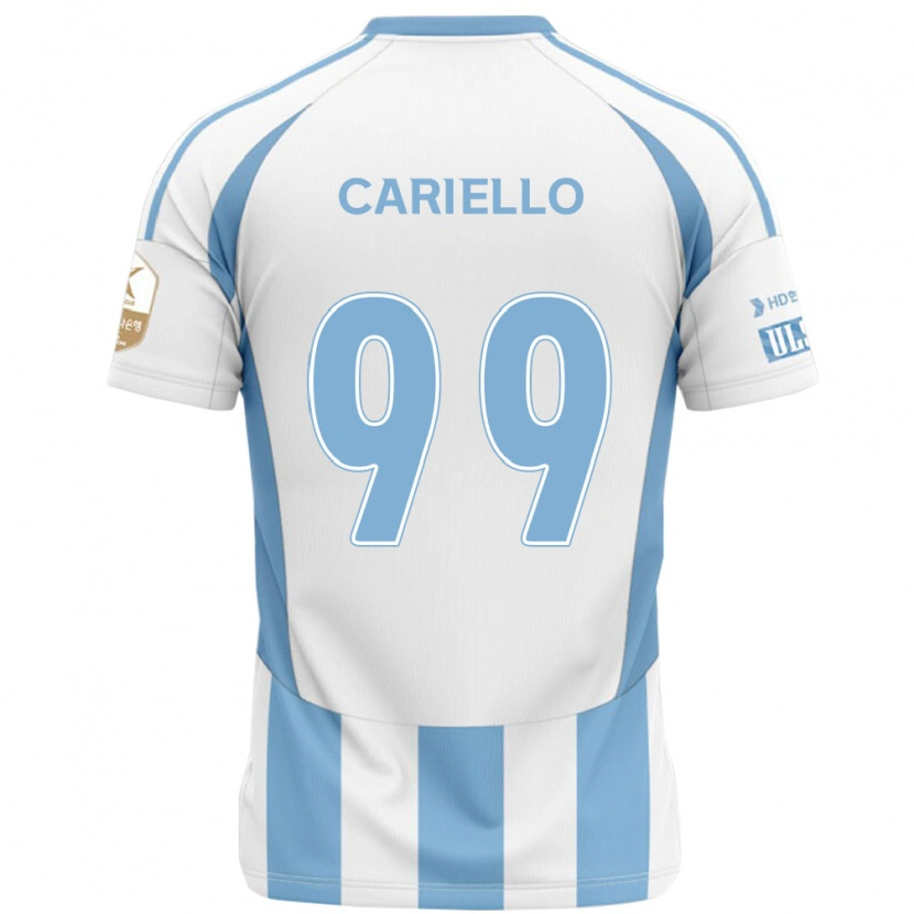 Danxen Męski Yago Cariello #99 Królewski Niebieski Żółty Wyjazdowa Koszulka 2025/26 Koszulki Klubowe
