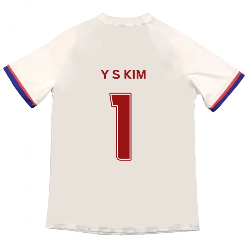 Danxen Męski Seong-Yoon Kim #1 Królewski Niebieski Czerwony Wyjazdowa Koszulka 2025/26 Koszulki Klubowe
