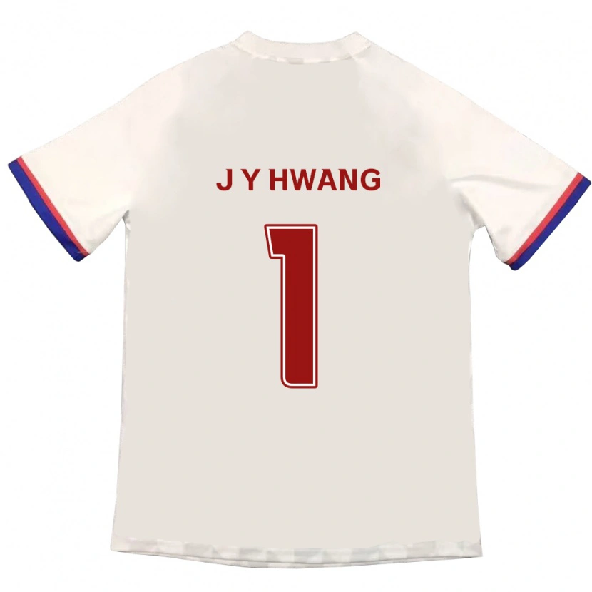Danxen Męski Jae-Yun Hwang #1 Królewski Niebieski Czerwony Wyjazdowa Koszulka 2025/26 Koszulki Klubowe