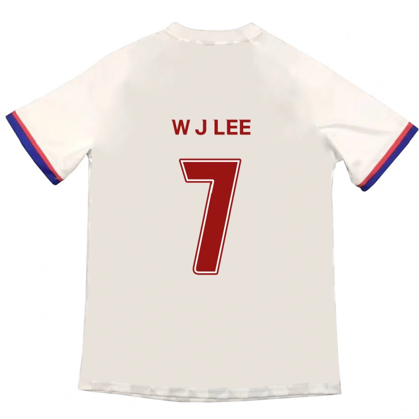 Danxen Męski Jae-Won Lee #7 Królewski Niebieski Czerwony Wyjazdowa Koszulka 2025/26 Koszulki Klubowe
