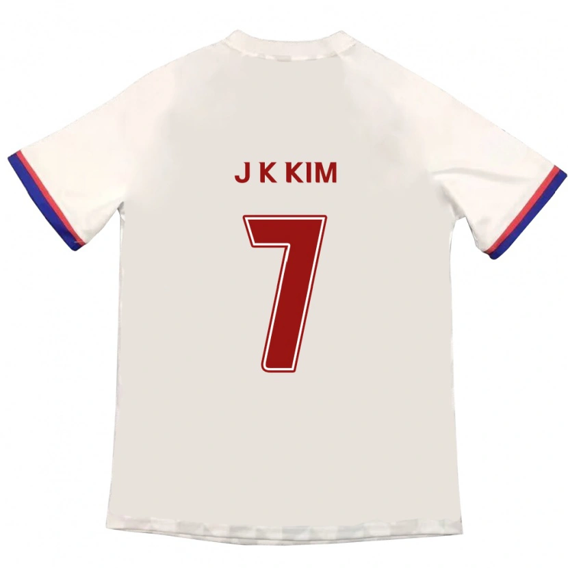 Danxen Męski Ki-Jun Kim #7 Królewski Niebieski Czerwony Wyjazdowa Koszulka 2025/26 Koszulki Klubowe