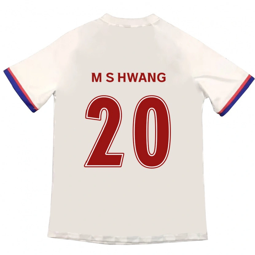 Danxen Męski Soon-Min Hwang #20 Królewski Niebieski Czerwony Wyjazdowa Koszulka 2025/26 Koszulki Klubowe