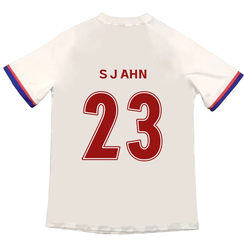 Danxen Męski Jun-Su Ahn #23 Królewski Niebieski Czerwony Wyjazdowa Koszulka 2025/26 Koszulki Klubowe