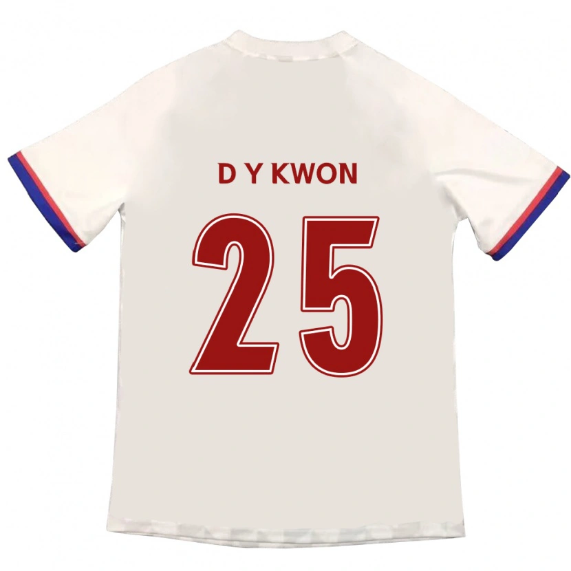 Danxen Męski Do-Yeong Kwon #25 Królewski Niebieski Czerwony Wyjazdowa Koszulka 2025/26 Koszulki Klubowe