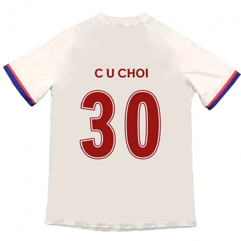 Danxen Męski Chi-Ung Choi #30 Królewski Niebieski Czerwony Wyjazdowa Koszulka 2025/26 Koszulki Klubowe