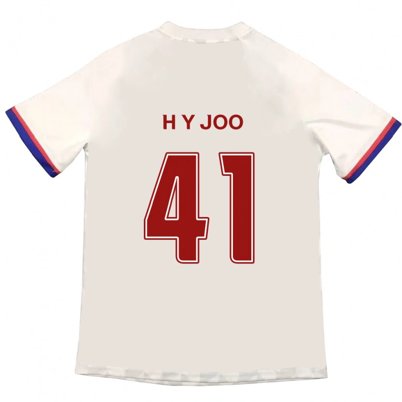 Danxen Męski Ho-Yeon Joo #41 Królewski Niebieski Czerwony Wyjazdowa Koszulka 2025/26 Koszulki Klubowe