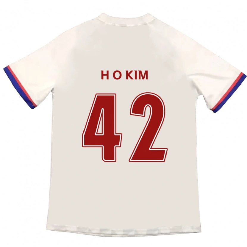 Danxen Męski One-Hyung Kim #42 Królewski Niebieski Czerwony Wyjazdowa Koszulka 2025/26 Koszulki Klubowe