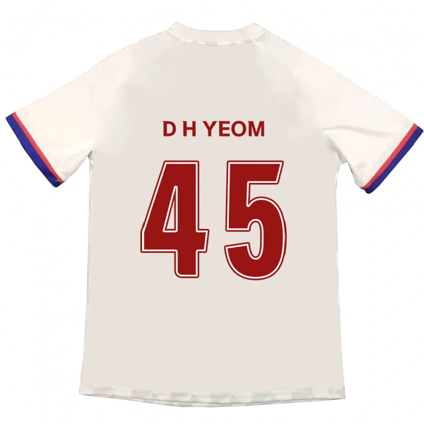 Danxen Męski Do-Hyeon Yeom #45 Królewski Niebieski Czerwony Wyjazdowa Koszulka 2025/26 Koszulki Klubowe