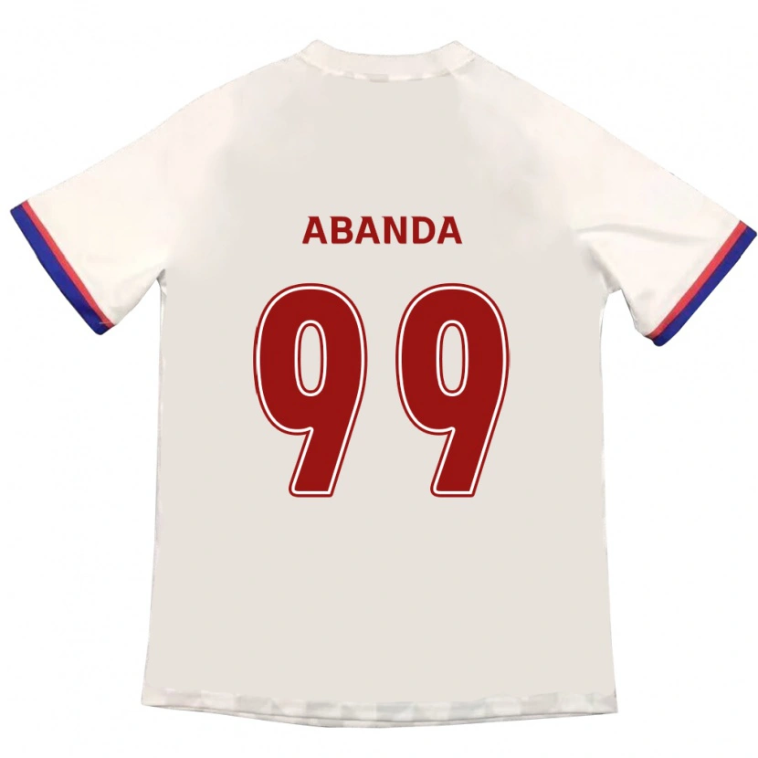 Danxen Męski Leroy Abanda #99 Królewski Niebieski Czerwony Wyjazdowa Koszulka 2025/26 Koszulki Klubowe