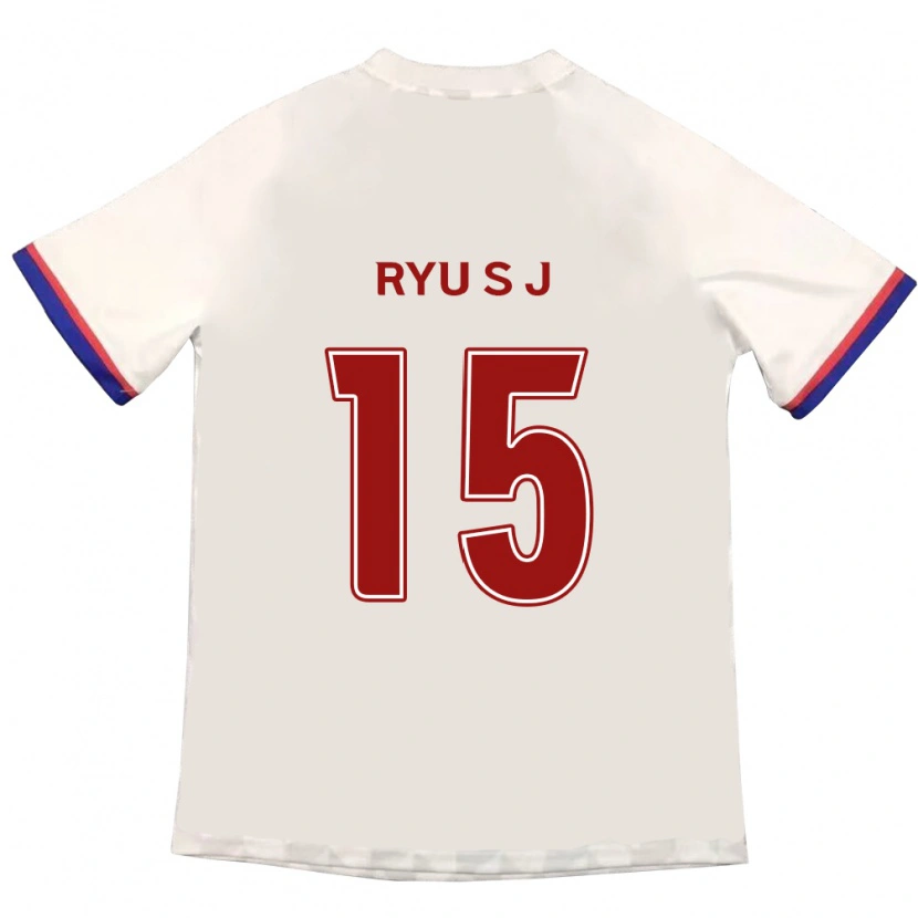 Danxen Męski Ryu Soo-Jung #15 Królewski Niebieski Czerwony Wyjazdowa Koszulka 2025/26 Koszulki Klubowe