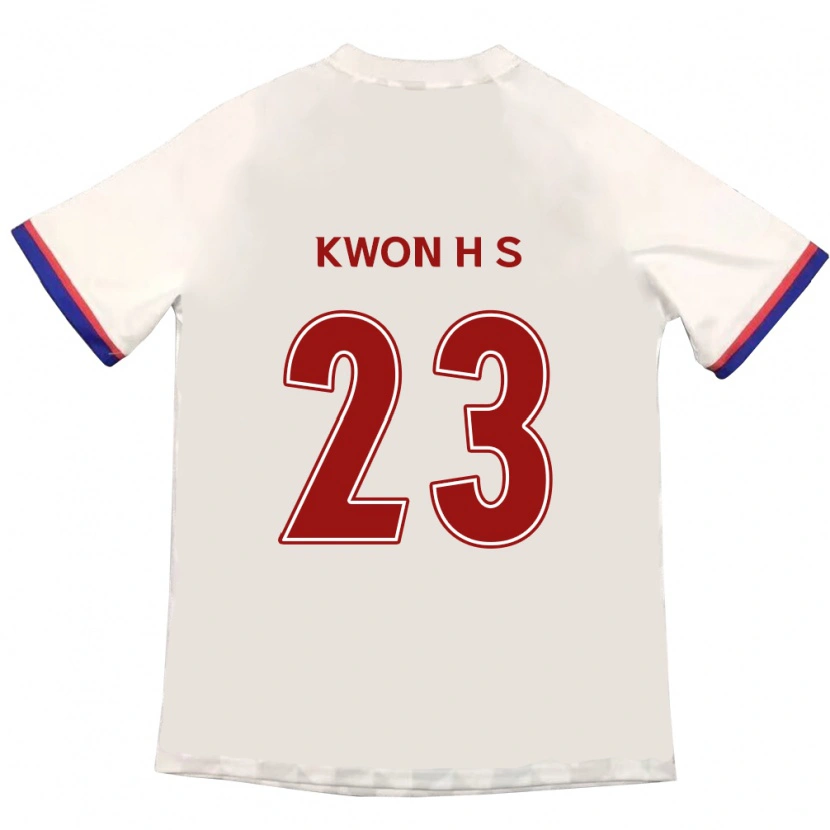 Danxen Męski Kwon Hui-Seon #23 Królewski Niebieski Czerwony Wyjazdowa Koszulka 2025/26 Koszulki Klubowe