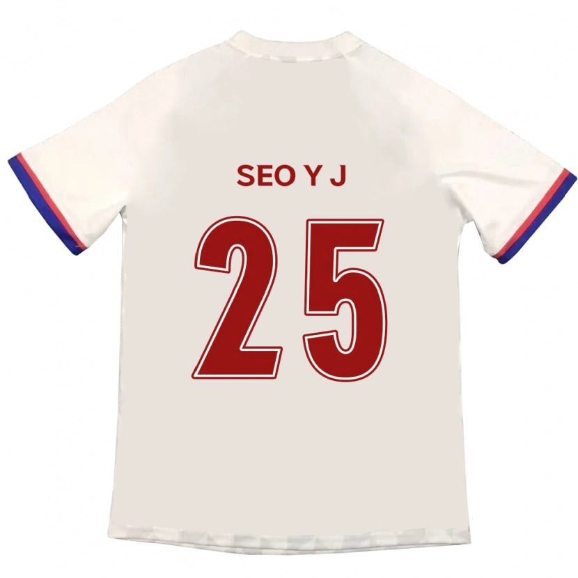 Danxen Męski Seo Ye-Jin #25 Królewski Niebieski Czerwony Wyjazdowa Koszulka 2025/26 Koszulki Klubowe