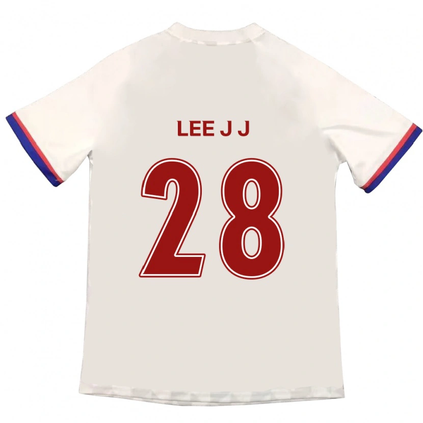 Danxen Męski Lee Jin-Joo #28 Królewski Niebieski Czerwony Wyjazdowa Koszulka 2025/26 Koszulki Klubowe
