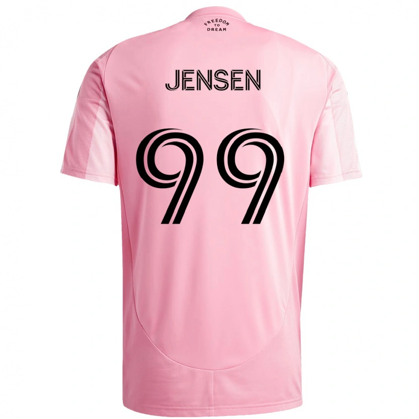 Danxen Kobiety Cole Jensen #99 Czarny Różowy Domowa Koszulka 2025/26 Koszulki Klubowe