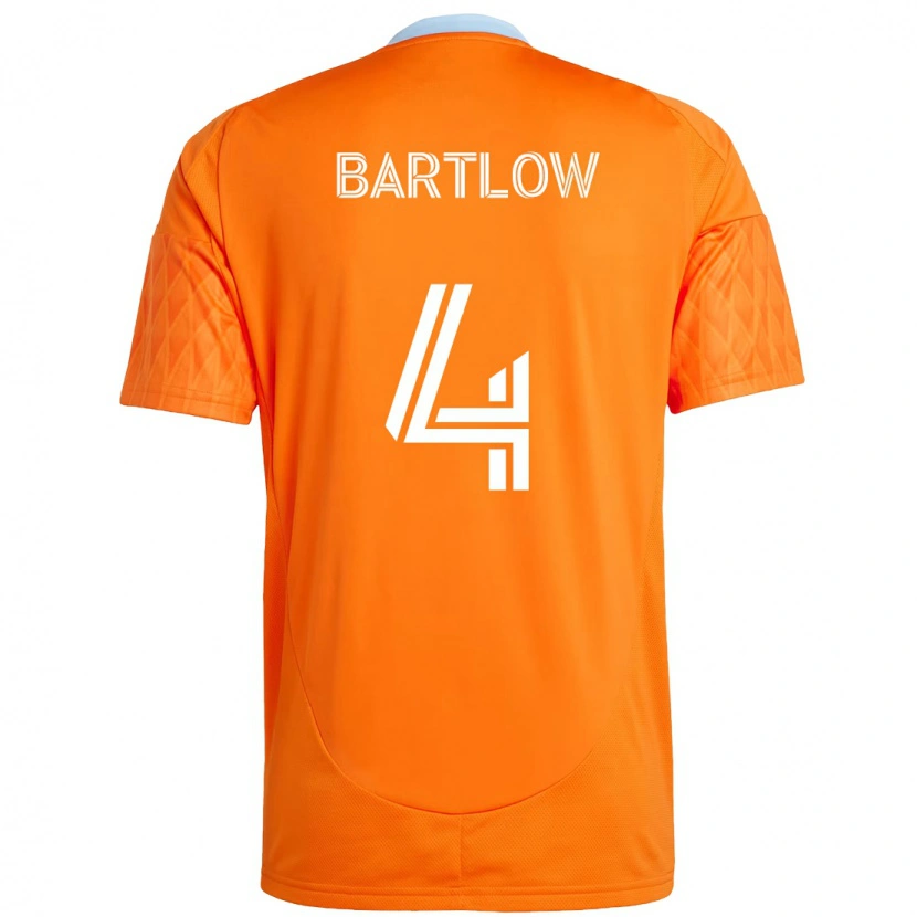 Danxen Kobiety Ethan Bartlow #4 Fioletowy Pomarańczowy Domowa Koszulka 2025/26 Koszulki Klubowe
