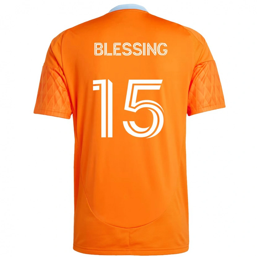 Danxen Kobiety Latif Blessing #15 Fioletowy Pomarańczowy Domowa Koszulka 2025/26 Koszulki Klubowe