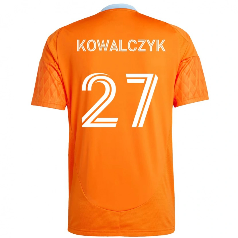 Danxen Kobiety Sebastian Kowalczyk #27 Fioletowy Pomarańczowy Domowa Koszulka 2025/26 Koszulki Klubowe