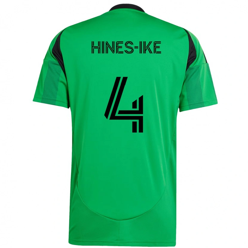 Danxen Kobiety Brendan Hines-Ike #4 Biały Zielony Domowa Koszulka 2025/26 Koszulki Klubowe
