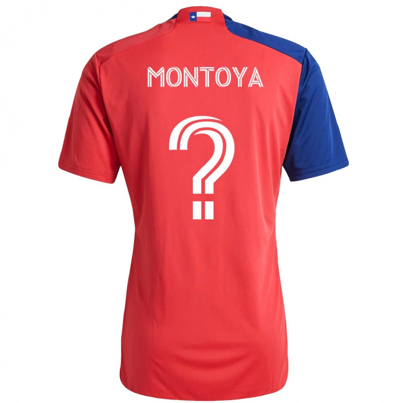 Danxen Kobiety Nicolás Montoya #0 Jasnoniebieski Czerwony Domowa Koszulka 2025/26 Koszulki Klubowe
