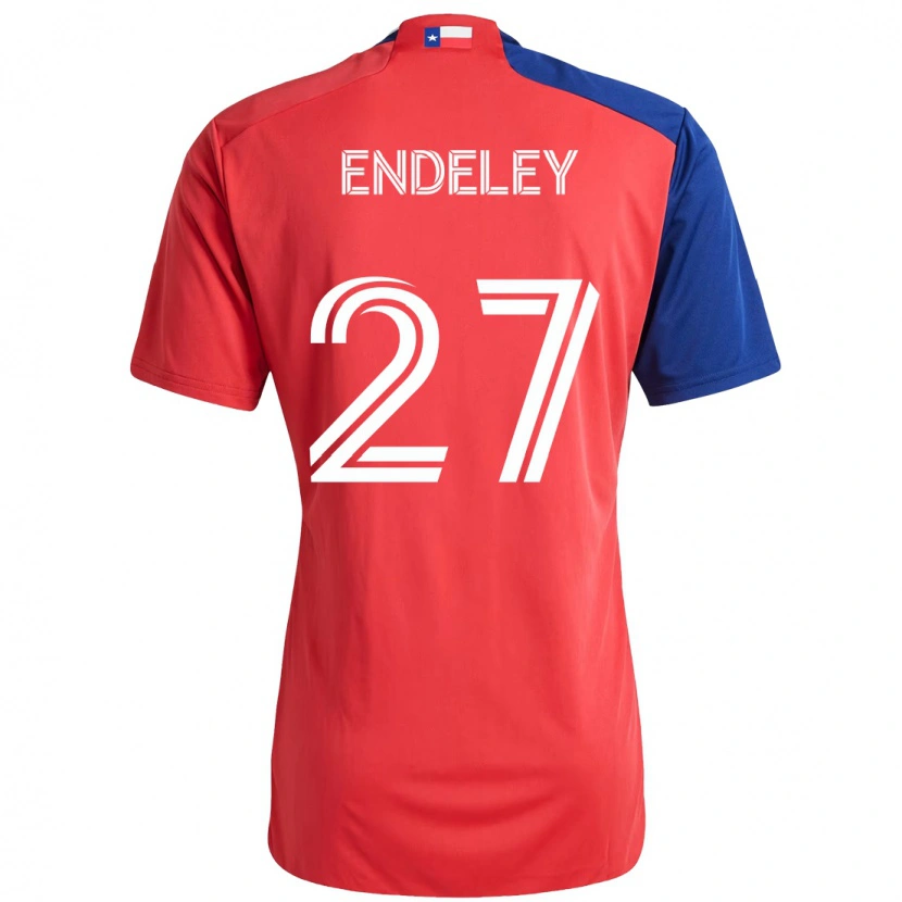 Danxen Kobiety Herbert Endeley #27 Jasnoniebieski Czerwony Domowa Koszulka 2025/26 Koszulki Klubowe