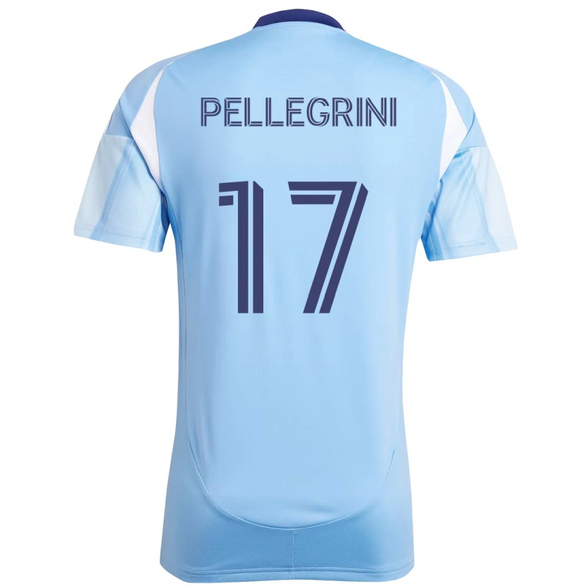 Danxen Kobiety Matías Pellegrini #17 Czarny Niebieski Pomarańczowy Domowa Koszulka 2025/26 Koszulki Klubowe