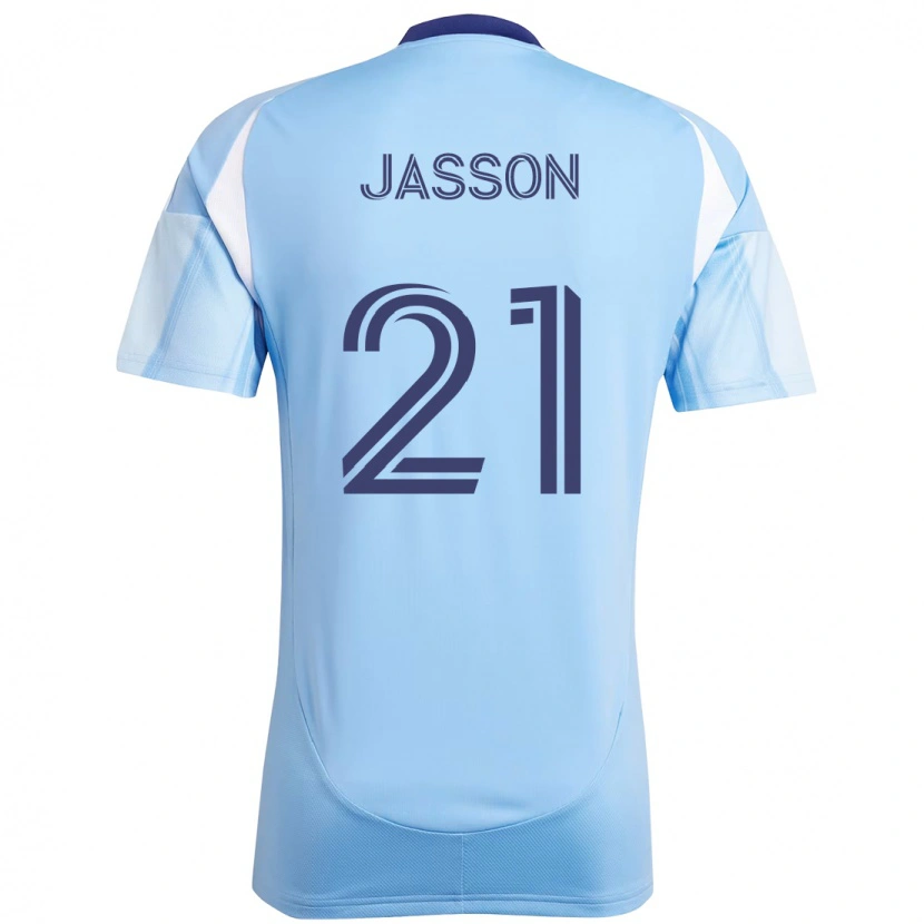 Danxen Kobiety Andres Jasson #21 Czarny Niebieski Pomarańczowy Domowa Koszulka 2025/26 Koszulki Klubowe