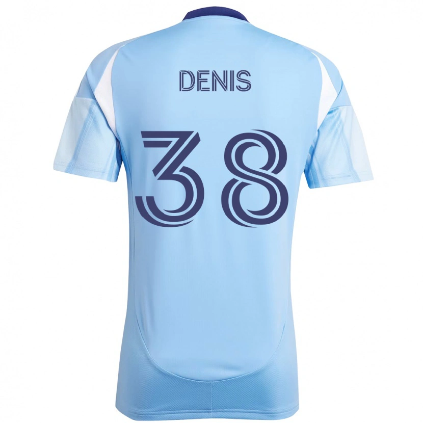 Danxen Kobiety John Denis #38 Czarny Niebieski Pomarańczowy Domowa Koszulka 2025/26 Koszulki Klubowe