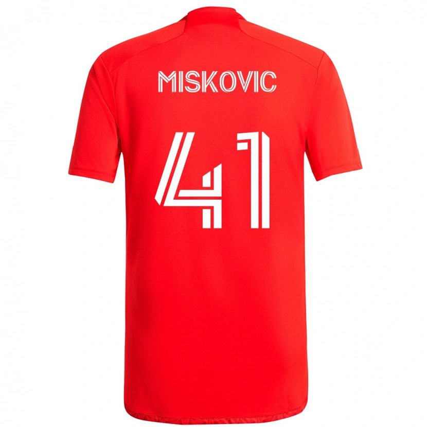 Danxen Kobiety Mihajlo Miskovic #41 Jasne Błękitne Niebieski Domowa Koszulka 2025/26 Koszulki Klubowe