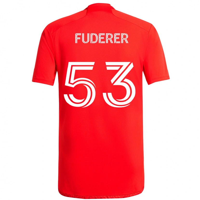 Danxen Kobiety Jake Fuderer #53 Jasne Błękitne Niebieski Domowa Koszulka 2025/26 Koszulki Klubowe
