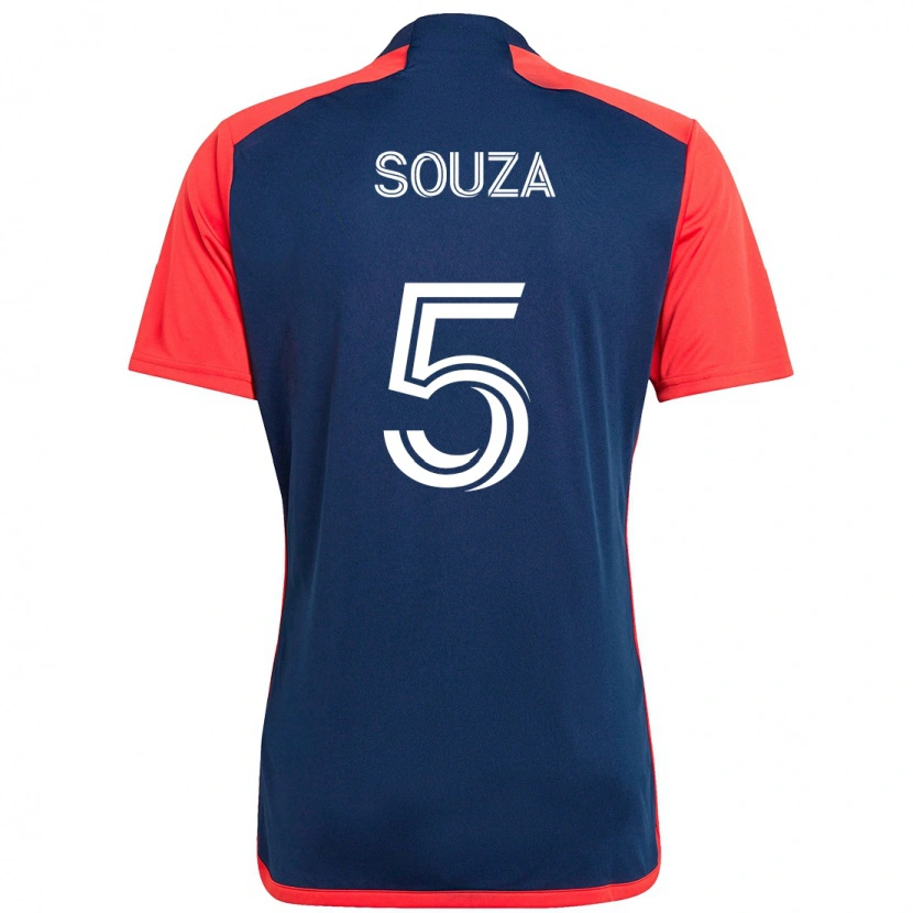 Danxen Kobiety Victor Souza #5 Biały Niebieski Domowa Koszulka 2025/26 Koszulki Klubowe