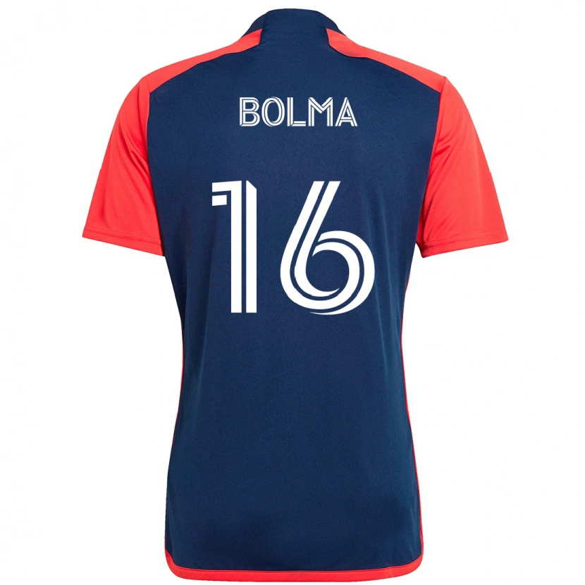 Danxen Kobiety Josh Bolma #16 Biały Niebieski Domowa Koszulka 2025/26 Koszulki Klubowe