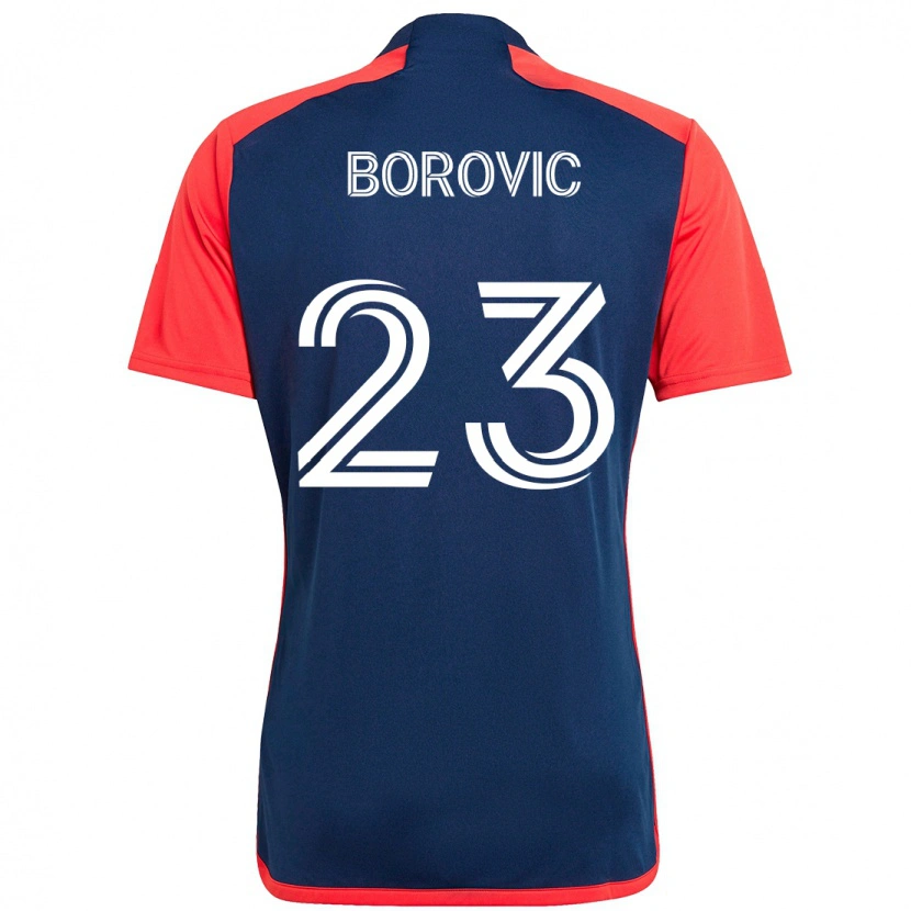 Danxen Kobiety Luka Borovic #23 Biały Niebieski Domowa Koszulka 2025/26 Koszulki Klubowe