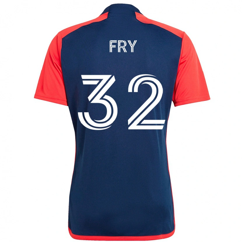 Danxen Kobiety Malcolm Fry #32 Biały Niebieski Domowa Koszulka 2025/26 Koszulki Klubowe